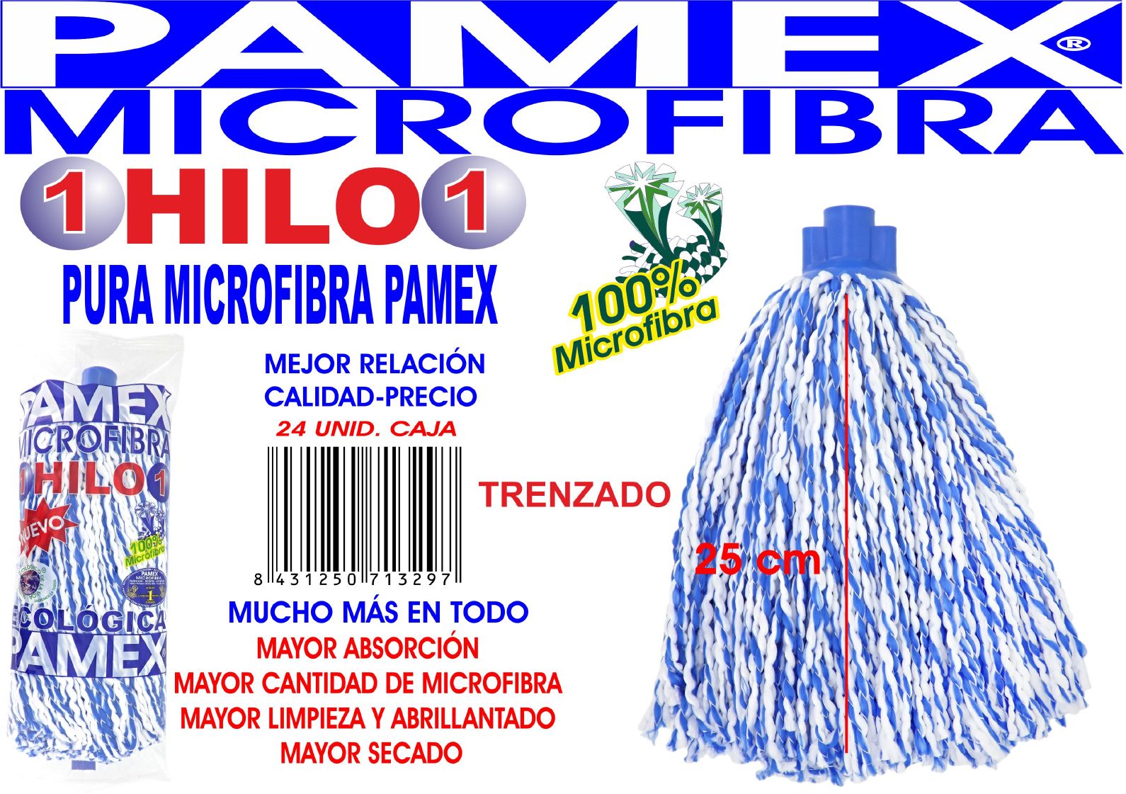 FREGONA HILO MICROF. 9013500