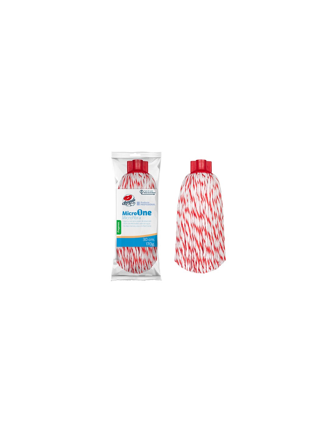 FREGONA MICROONE ROJO/BCO 901400