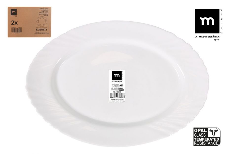 FUENTE OVAL EVERETT 35.5CM 9026500