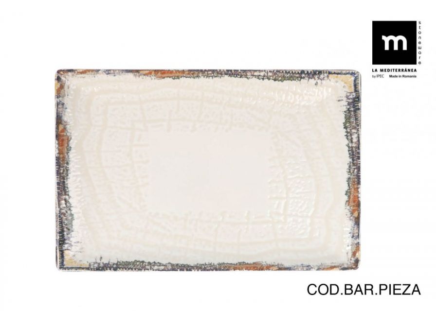 FUENTE RECT. ALBUS BRILLO 30X20CM 9041000