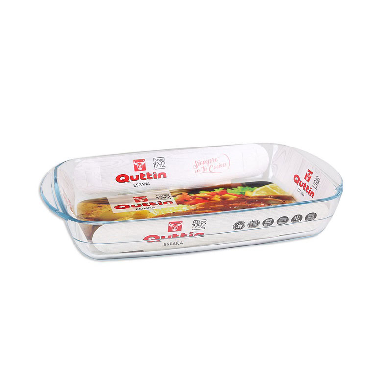 FUENTE RECT. VIDRIO 32X20 QUTTIN 905500