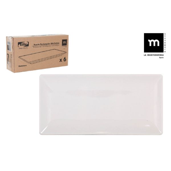 FUENTE RECT.IVORY 30X15 903000