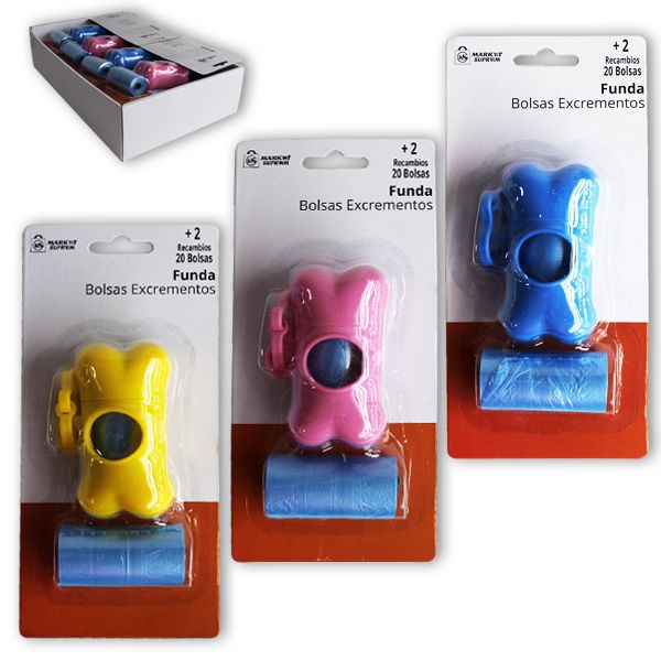 FUNDA BOLSA EXCREMENTOS +2ROLLOS  901200