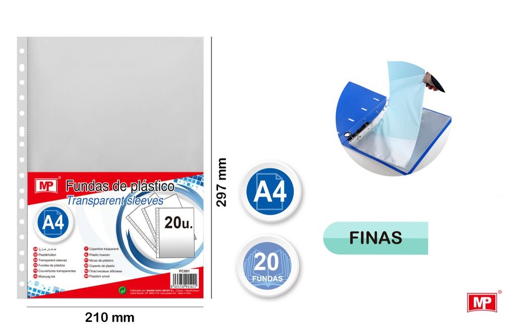FUNDAS Fº 20UD FINAS 9005500
