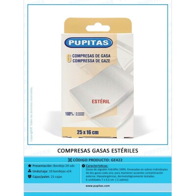 GASAS ESTERILES 6UD 9005500
