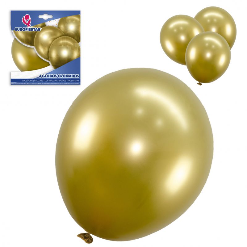 GLOBO CROMADO ORO 4UD 9005500