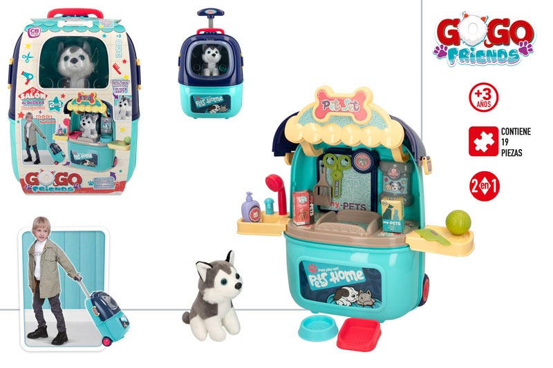 GO GO SET MASCOTAS MALETIN C/PERRO 917850R