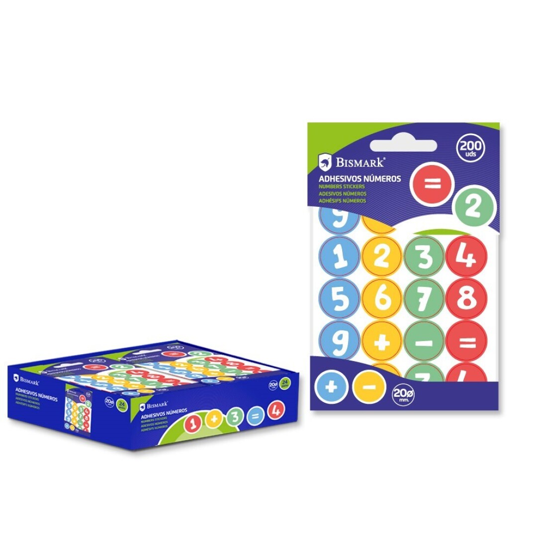 GOMETS ADHESIVOS NUMEROS 20  900500