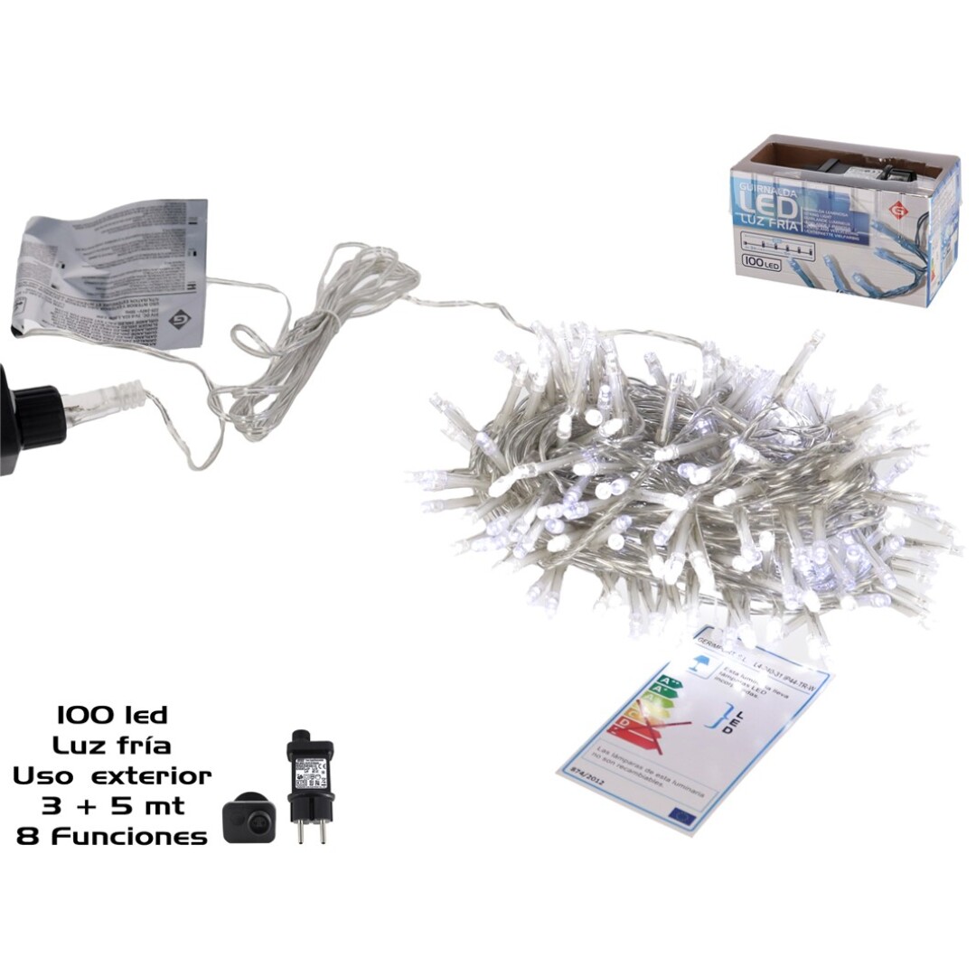 GUIRNALDA 100LED FUN3+5M 9063000