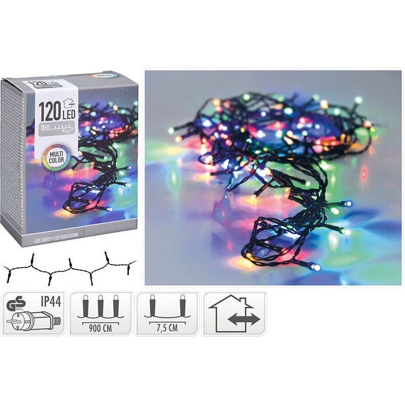 GUIRNALDA 120LED EXT.MULTICOLOR 9061500
