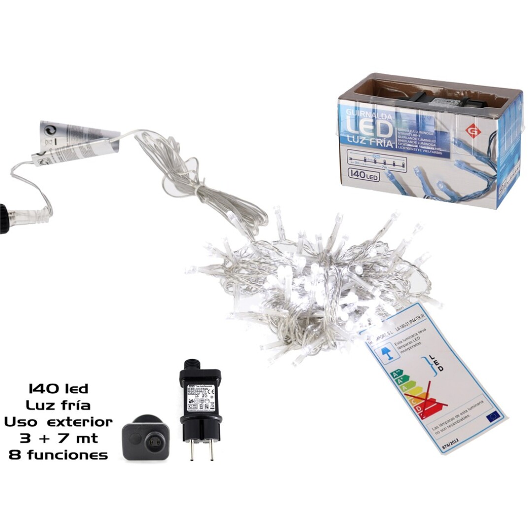 GUIRNALDA 140LED EXT FUN3+7M 9078500