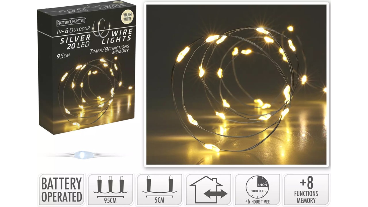 GUIRNALDA 20LED 95CM BCA 9015000