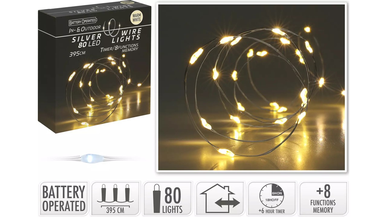 GUIRNALDA 80LED 395CM BCA 902100
