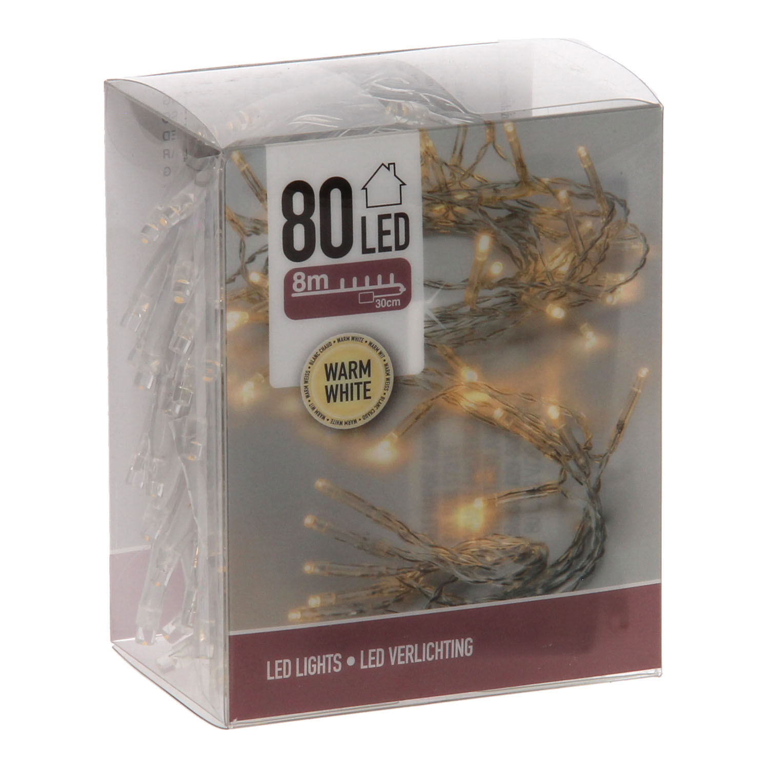 GUIRNALDA BATERIA 80LED CALIDA 9024500