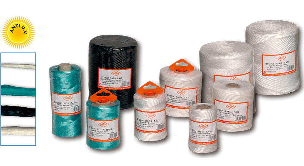 HILO RAFIA T600 BOBINA 100GR COLOR 9011500