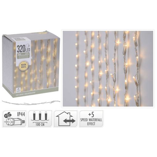 ILUMINACION FORMA CORTINA 320LED  919500
