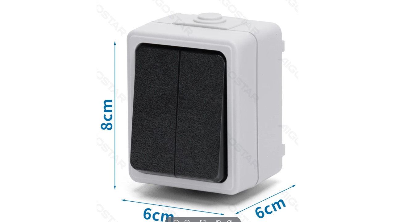 INTERRUPTOR SUPERFICIE 2LLAVES/2VIAS 9027500