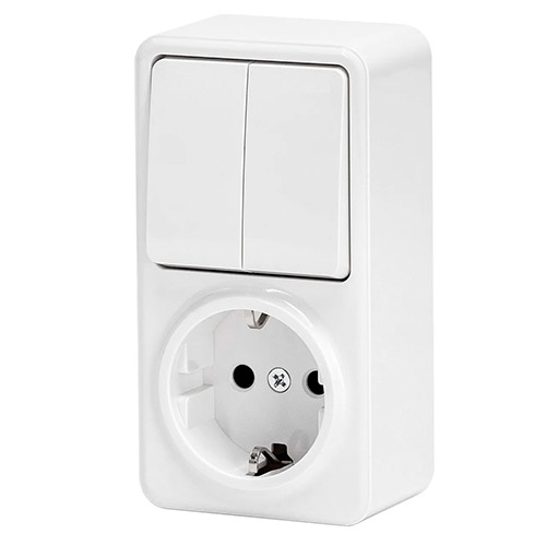 INTERRUPTOR/ENCHUFE 1 VIA SLLAVES 9033500