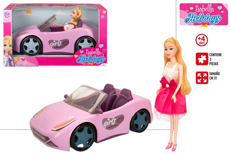 ISABELLA-MUÑECA 31CM C/COCHE 914100