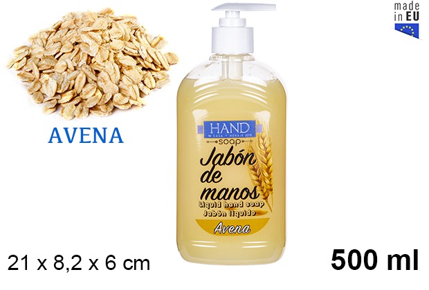 JABON LIQUIDO AVENA 500ML 9008500