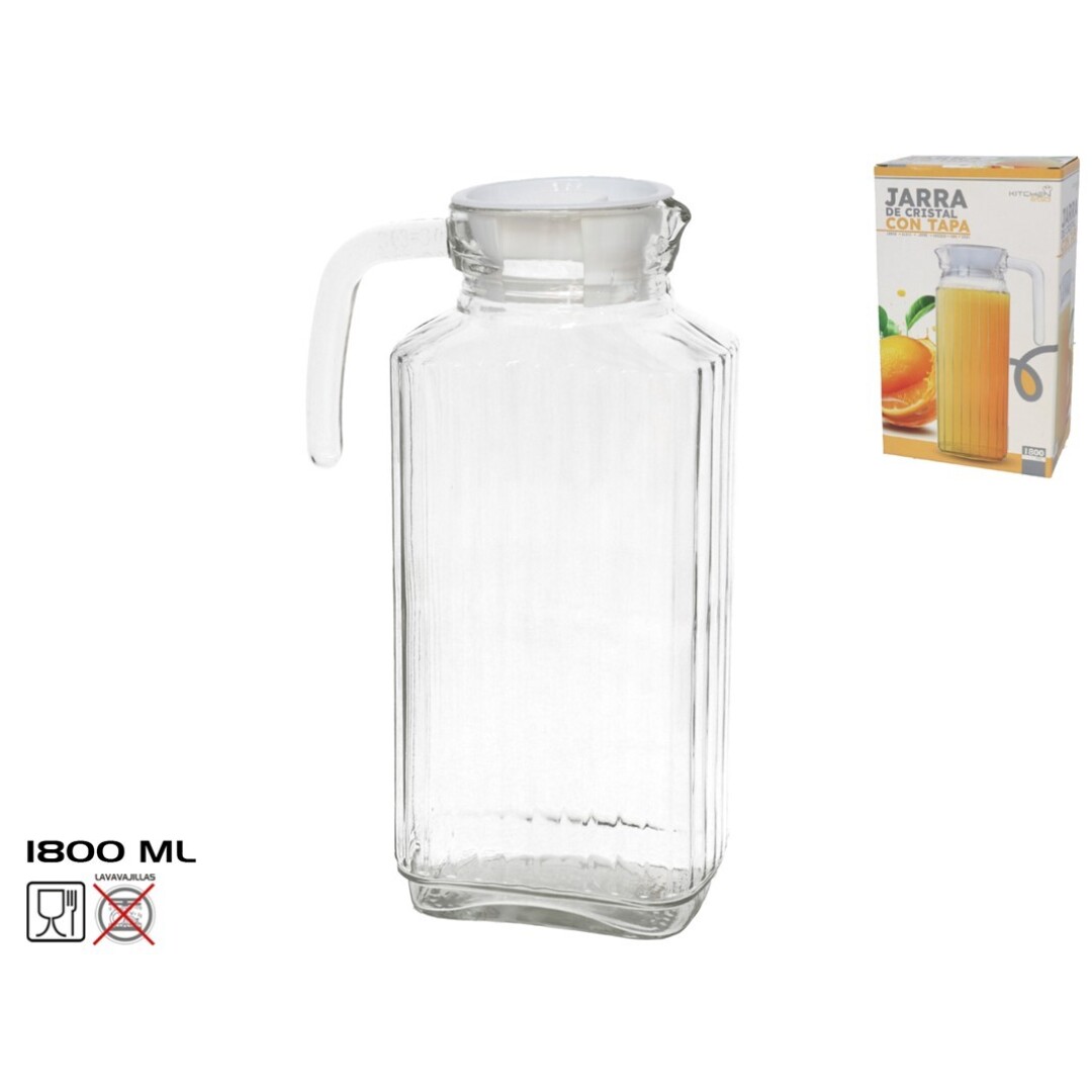 JARRA CRISTAL C/T 1800ML 9024500