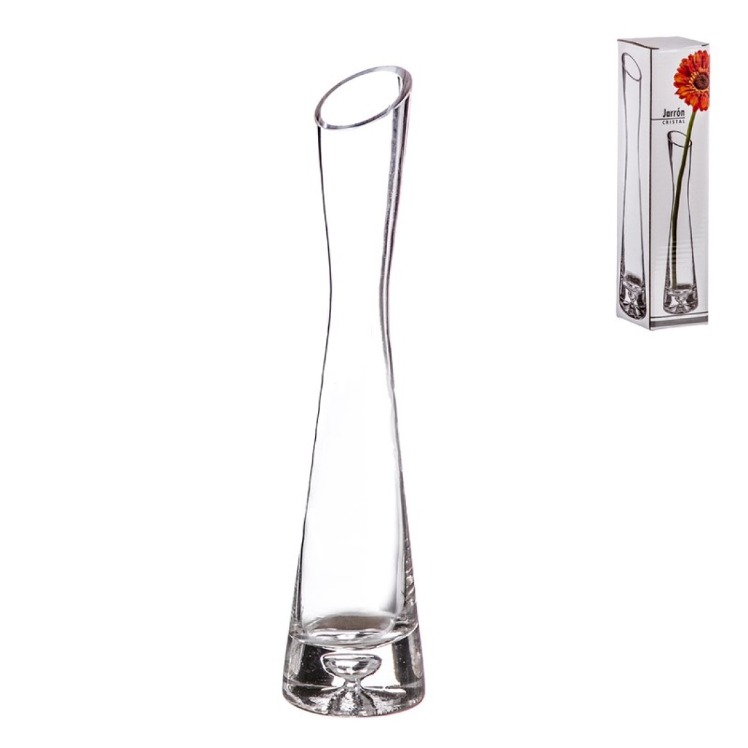 JARRON CRISTAL 25CM EN CAJA 90275000