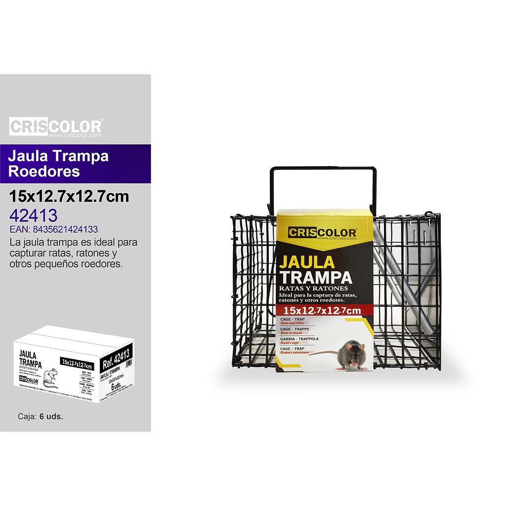 JAULA TRAMPA ROEDORES 15X12X12 9051500