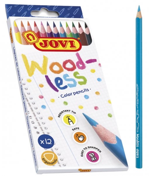 JOVI WOODLESS LAPIZ TRIANG 12U 9009500