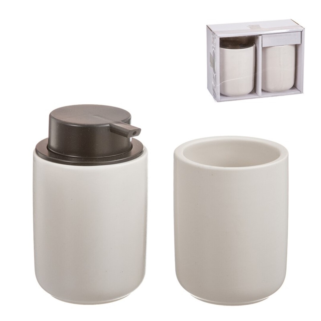 JUEGO BAÑO 2PZS DOLOMITA 300ML 905500