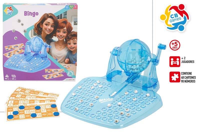 JUEGO BINGO 90NUMEROS 48CART 907100