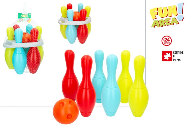 JUEGO BOLOS EN RED 27CM 9079000
