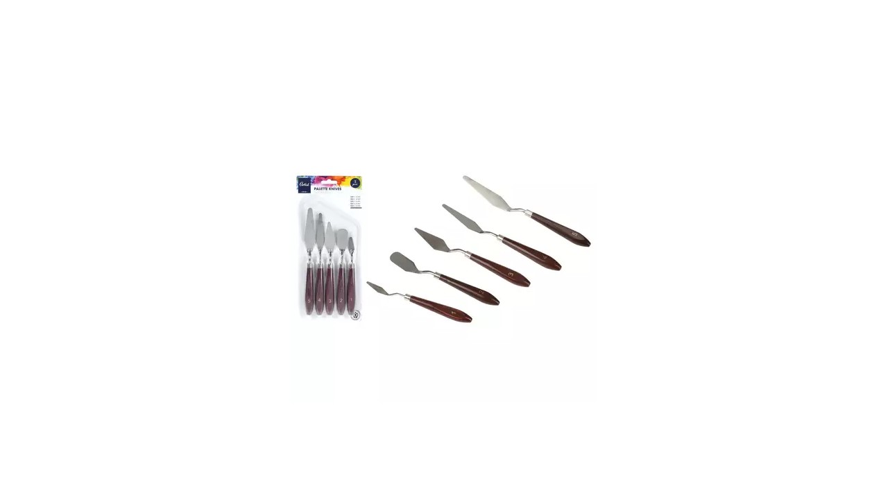 JUEGO PALETAS PINTURA 5PCS 9033500