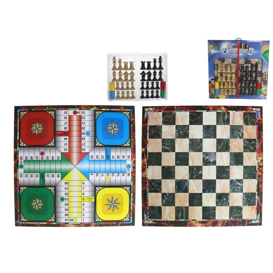 JUEGO PARCHIS/AJEDREZ 40X40X3 907400
