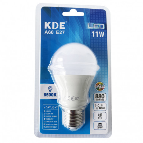 KDE A60 11W E27 6500K 9017500