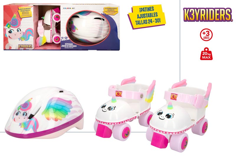 KEYRIDERS-COMBO PATINES/CASCO UNICOR 9273500
