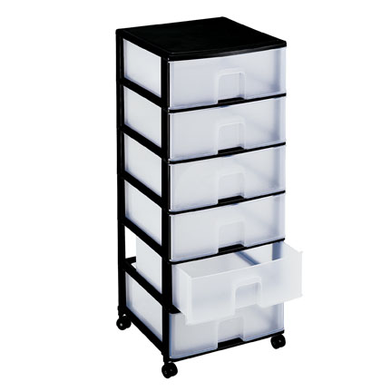 L/6 CAJONES NGRO 38X37X93  924000