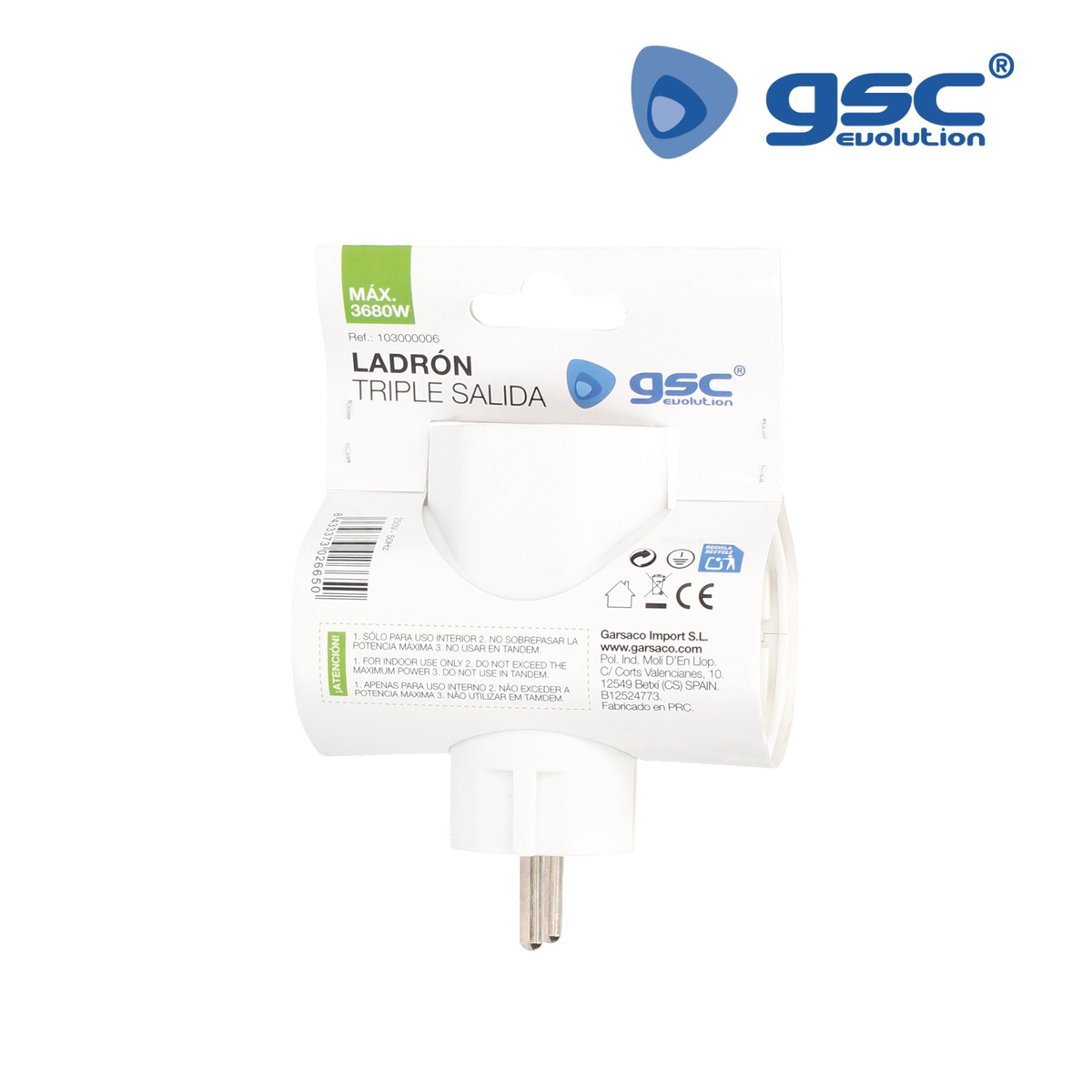 LADRON TRIPLE SALIDA 9023500