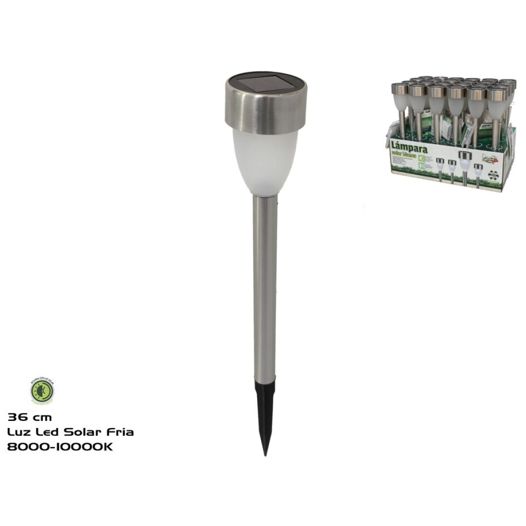 LAMPARA SOLR 1LED BCO 36CM  9013500