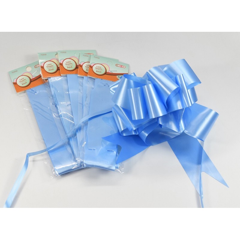LAZO REGALO AZUL 5CM 9004500