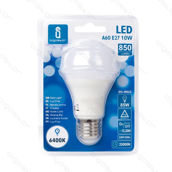 LED AIGOSTAR A60 10W E27 6400K 901200