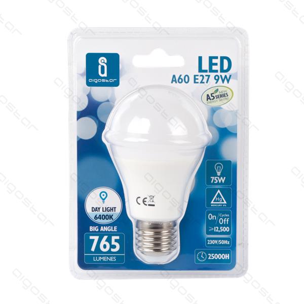 LED AIGOSTAR A60 9W E27 6400K 90110000