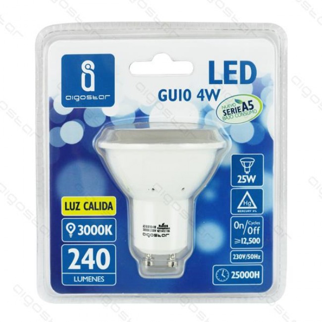 LED AIGOSTAR GU10 6W 6400K 9013500