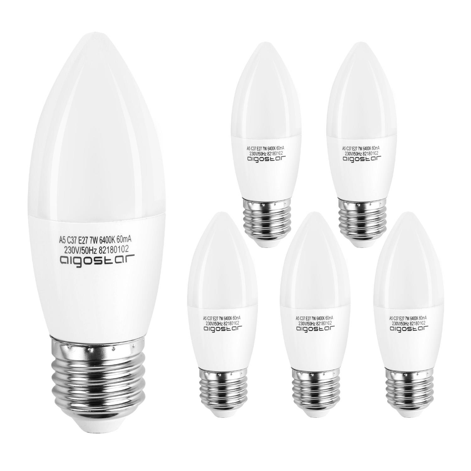 LED AIGOSTAR VELA 7W E27 6400K 90135000