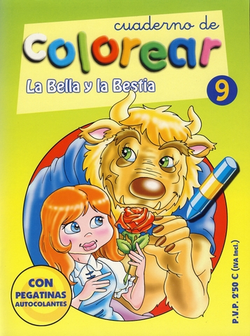 LIBRO COLOREAR C/PEG.900500