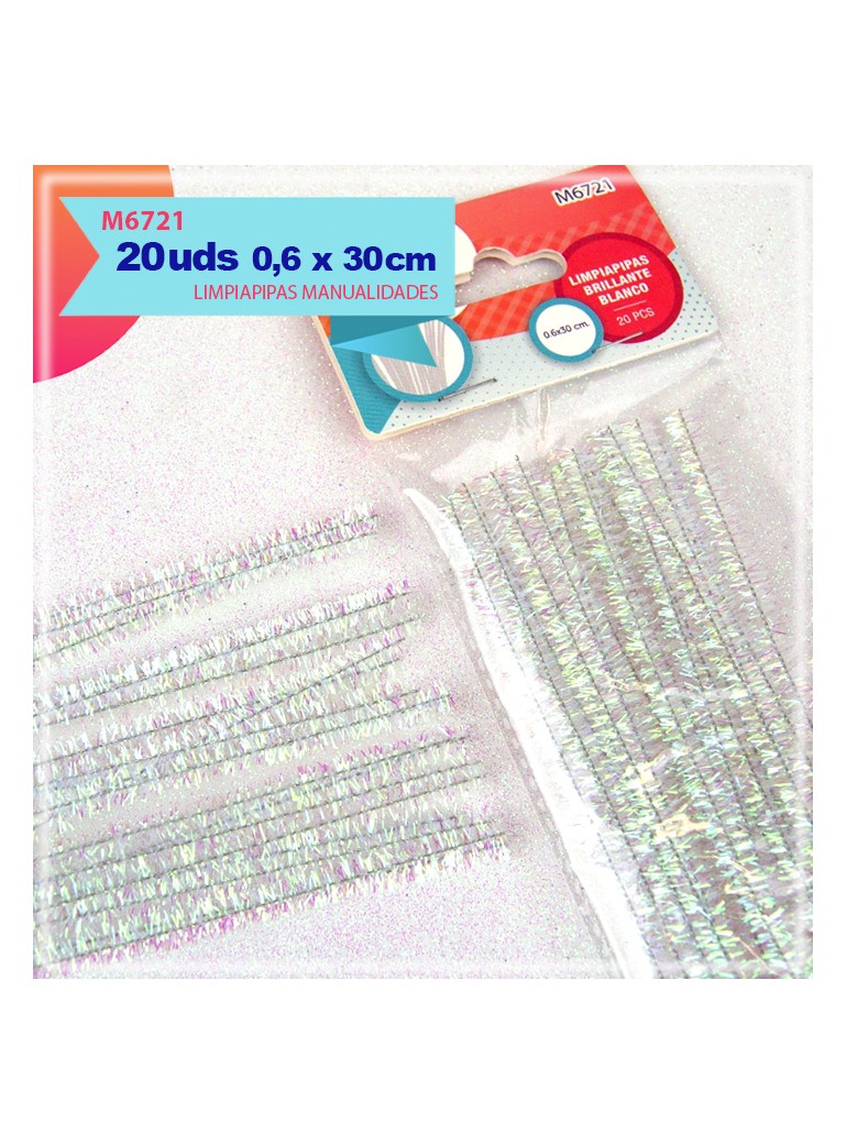 LIMPIAPIPAS BALNCO 0.6X30CM 20UD 900500