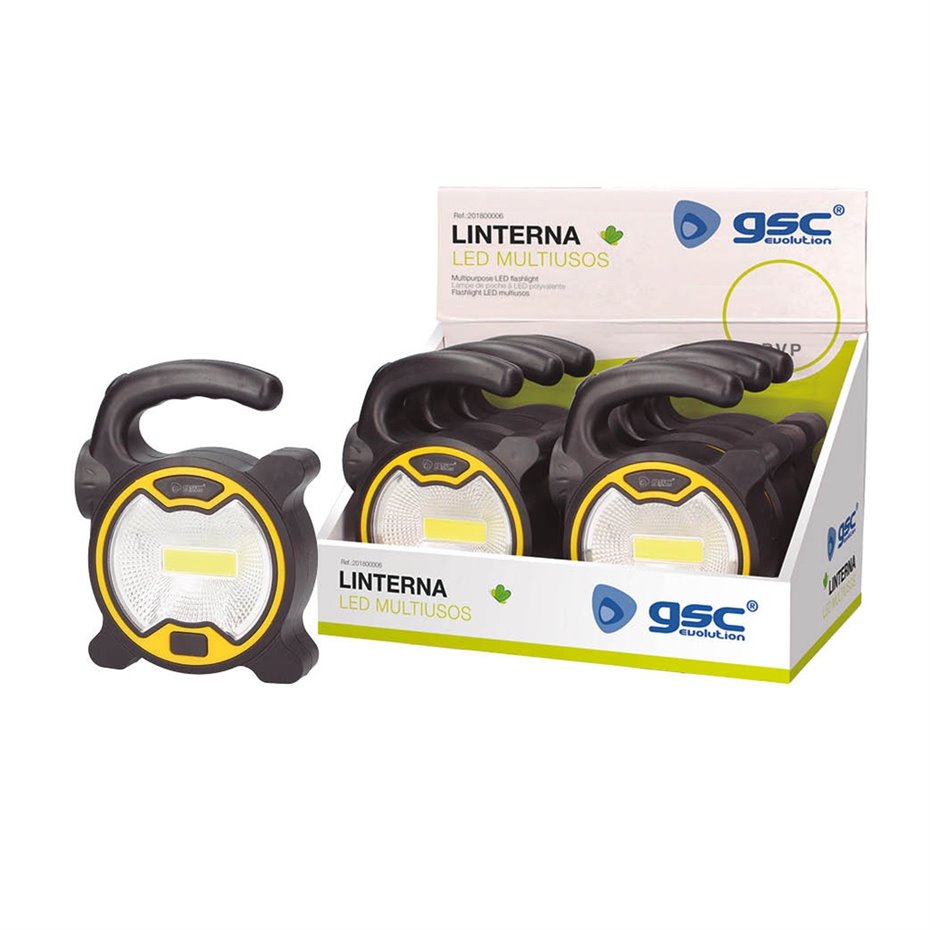 LINTERNA LEDS MULTIUSOS 3W+1W 903500