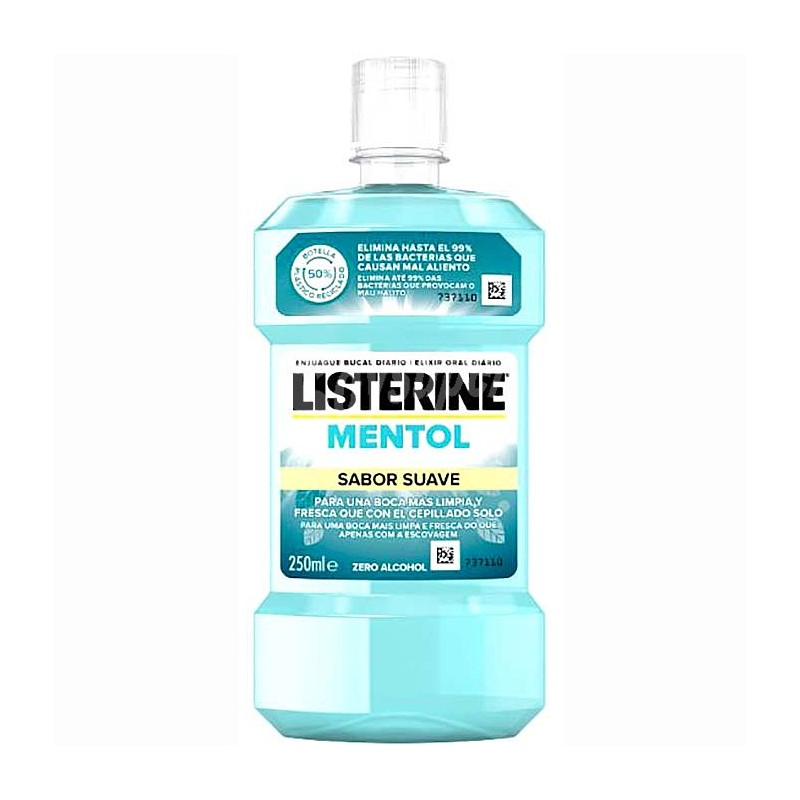 LISTERINE ENJUAGUE BUCAL 250ML MENTOL SUA 902150