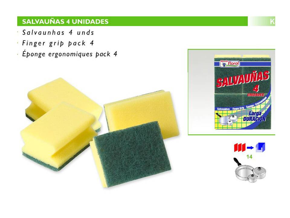 LOTE 4 SALVAUÑAS FLORAL 9005000