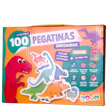 LUDUM ALETIN 100PEGATINAS DINOSAU 902600