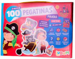 LUDUM MALETIN 100PEGATINAS PIRATAS 902600